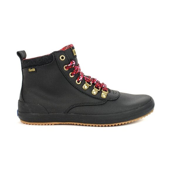 NEW Keds Scout Boot II Black Water Resistant Canvas Boots WF65576 - Picture 1 of 8